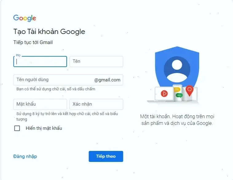 Các Bước Cơ Bản Để Lập Email Trên Laptop