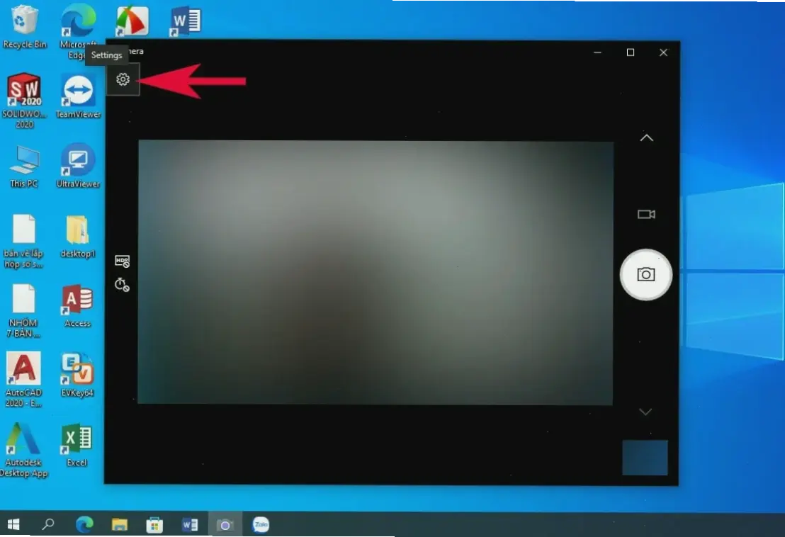 Các bước cơ bản để mở máy ảnh