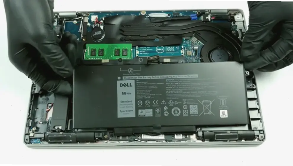 Các Bước Gắn Pin Laptop Dell Chi Tiết Và An Toàn