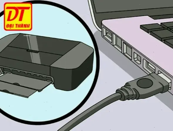 Các bước kết nối qua USB