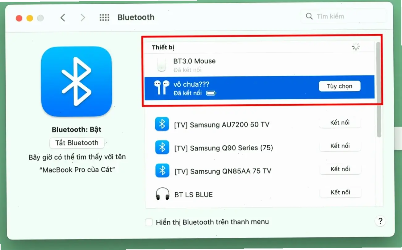 Các Bước Kết Nối Tai Nghe Không Dây Với Laptop