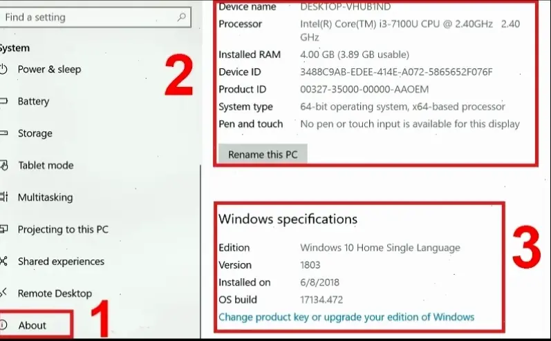 Các bước kiểm tra cơ bản trên Windows