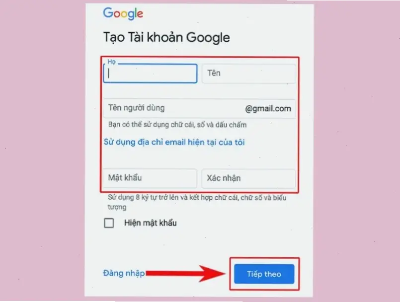 Các bước lập email sử dụng Outlook