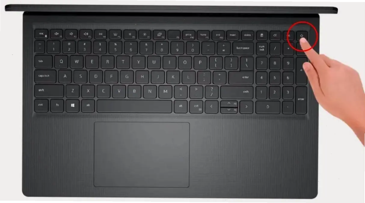 Các Bước Mở Nguồn Laptop Dell An Toàn