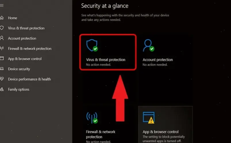 Các bước quét virus
