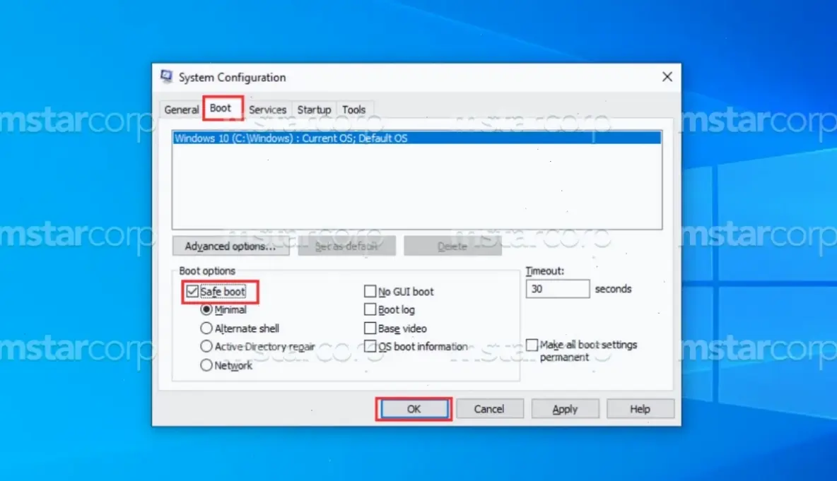 Các bước sửa lỗi