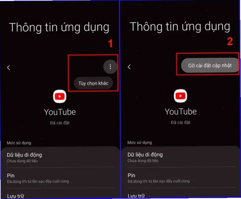 Các Bước Sửa Lỗi Cập Nhật YouTube Đơn Giản
