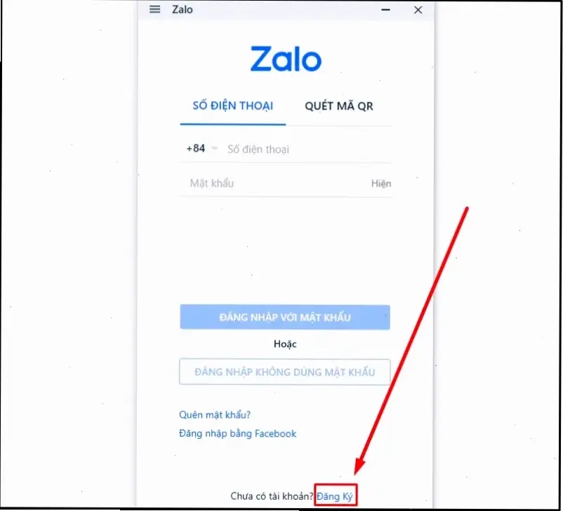 Các bước tạo Zalo trên laptop