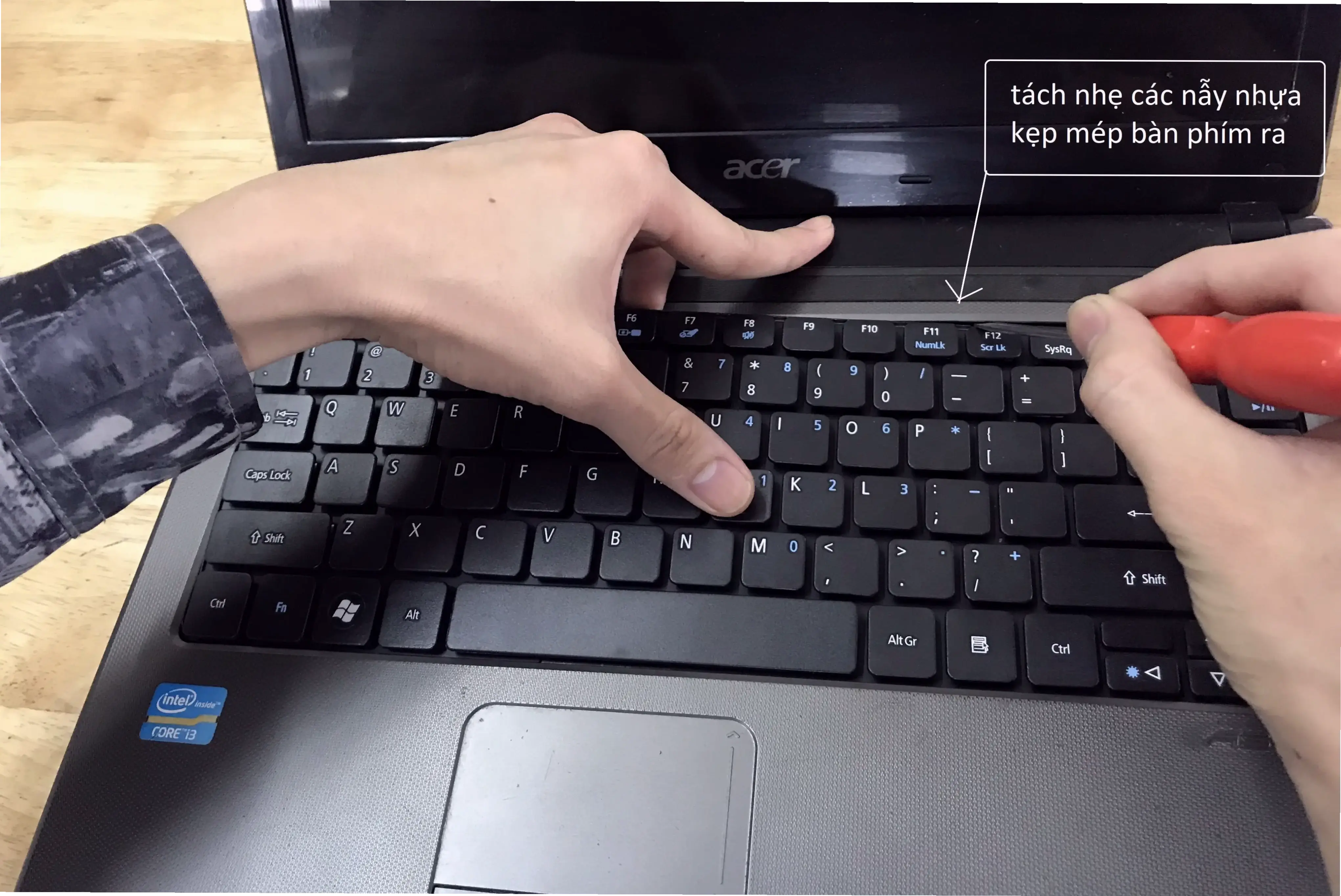 Các Bước Thay Bàn Phím Laptop Acer