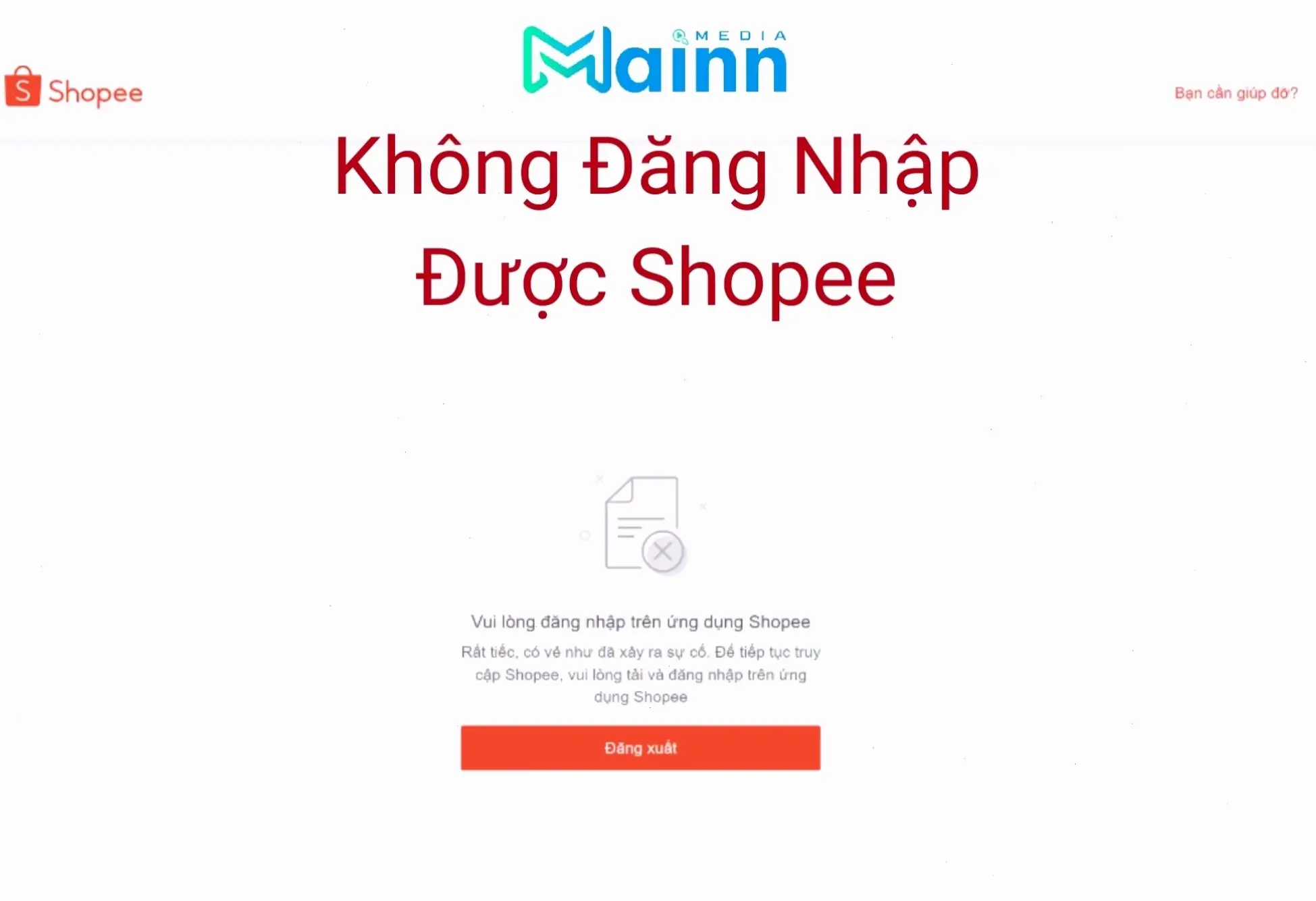 Các Lỗi Thường Gặp Khi Truy Cập Shopee Trên Máy Tính