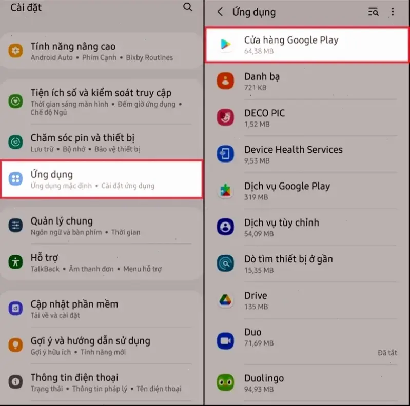 Các lý do phổ biến khiến không tải được ứng dụng