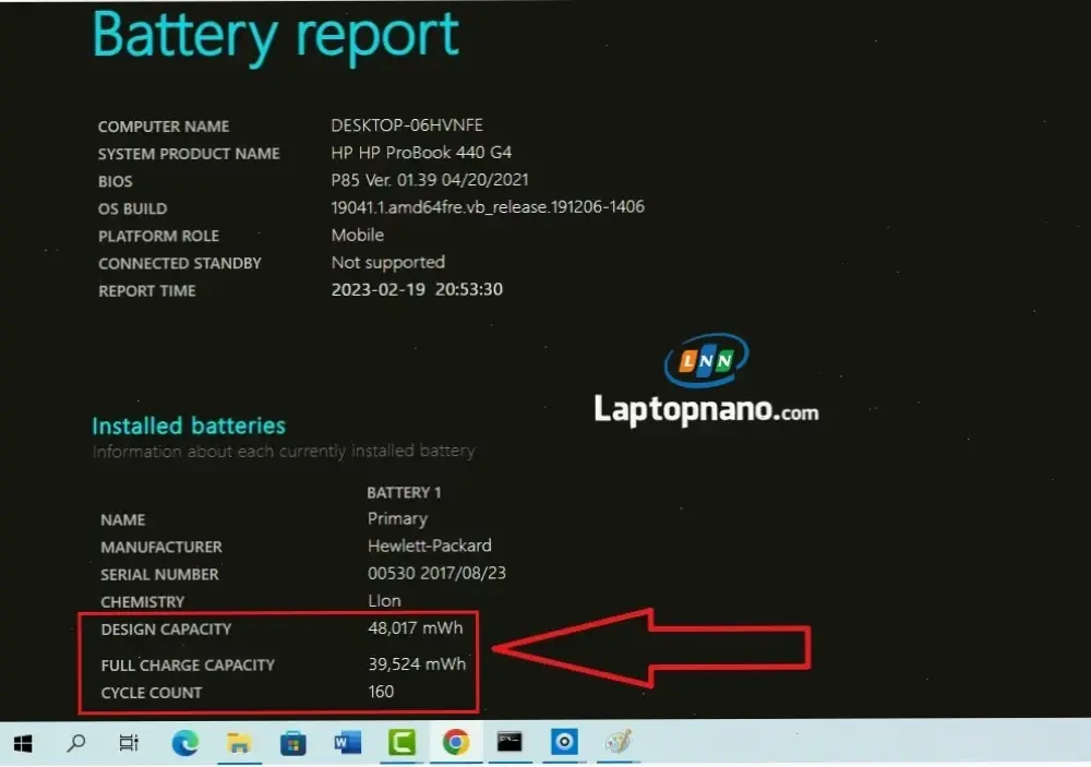Các phương pháp cơ bản để test pin laptop