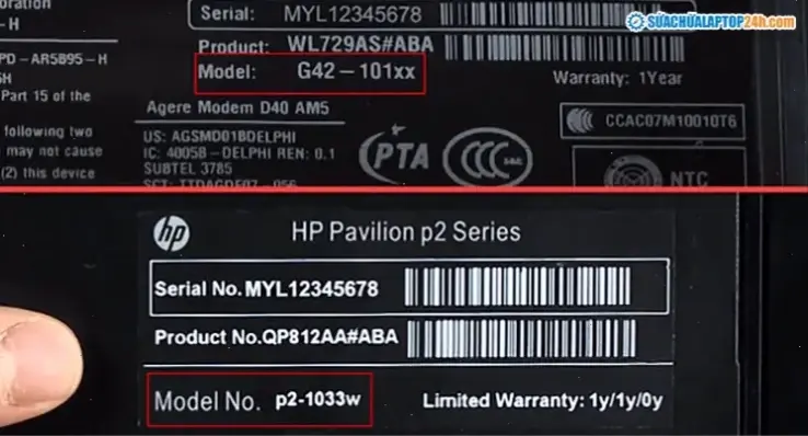 Các Phương Pháp Kiểm Tra Model Laptop Chung