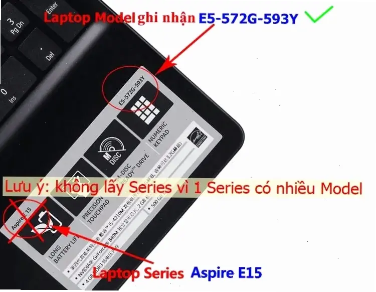 Các sai lầm thường gặp khi kiểm tra mã máy laptop