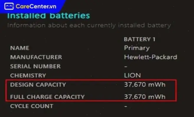 Cách check pin laptop một cách dễ dàng và chính xác