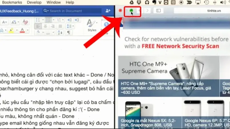Cách Chia Đôi Màn Hình Trên Laptop Chạy macOS