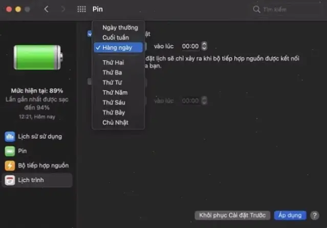 Cách chỉnh thời gian sáng màn hình trên macOS