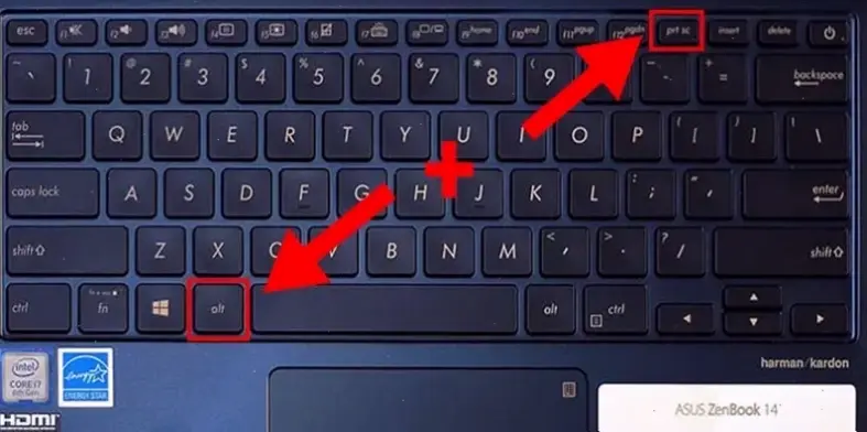 Cách chụp màn hình trên laptop Asus