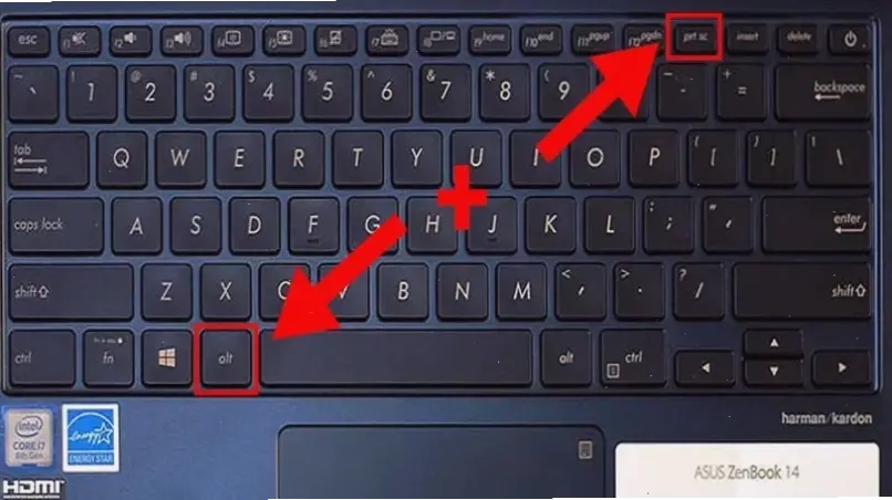 Cách cơ bản chụp ảnh trên laptop Asus