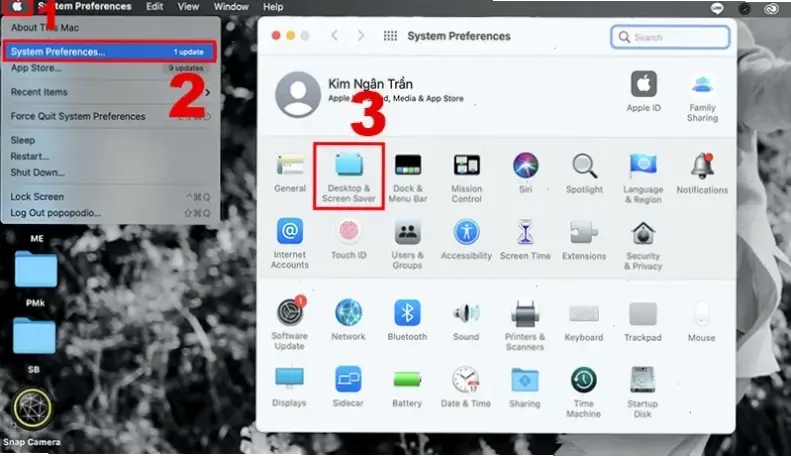 Cách Đổi Hình Nền Trên MacOS