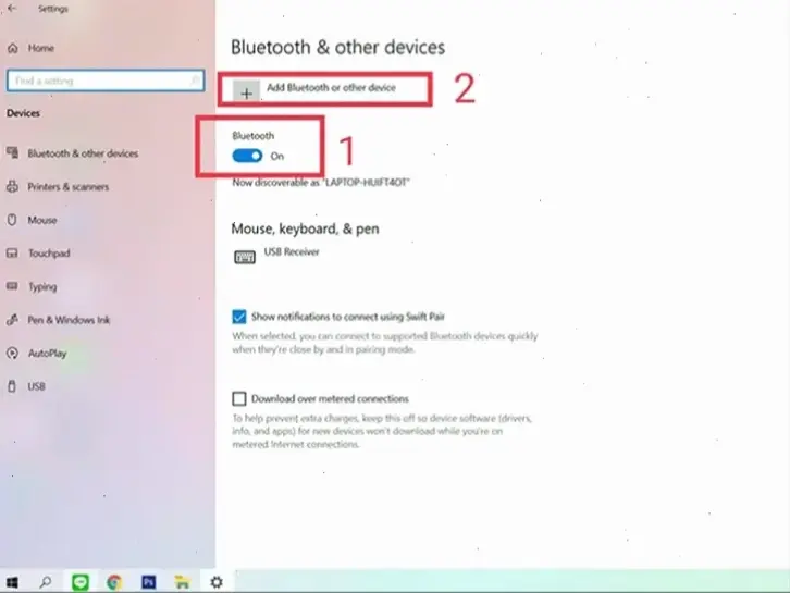 Cách kết nối trên laptop Windows 10