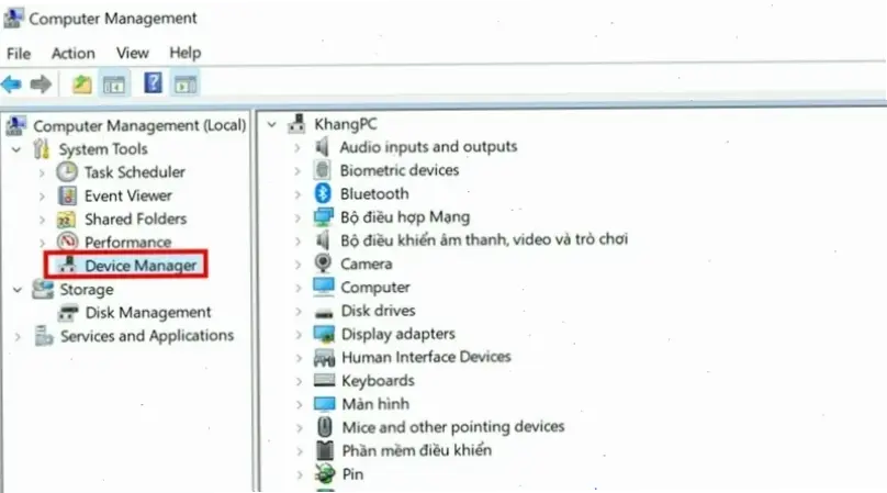 Cách Kiểm Tra Camera Cơ Bản Qua Device Manager