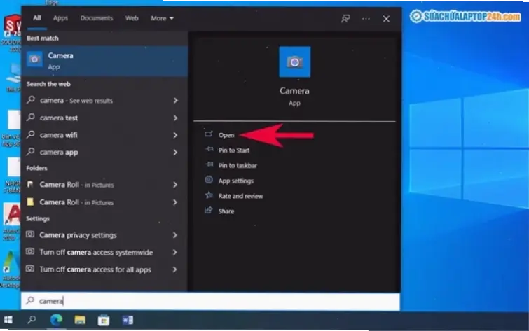 Cách Mở Camera Trên Windows