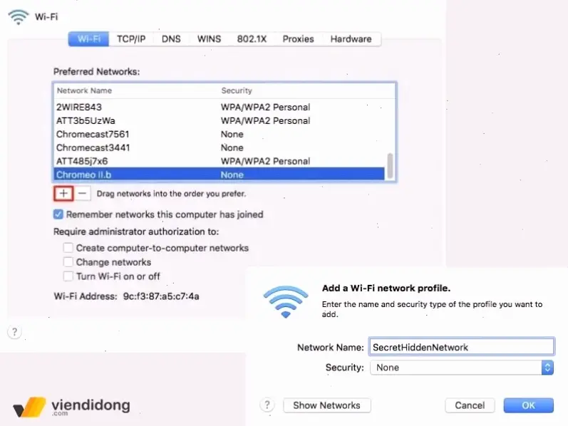 Cách Quên Mật Khẩu WiFi Trên Hệ Điều Hành MacOS