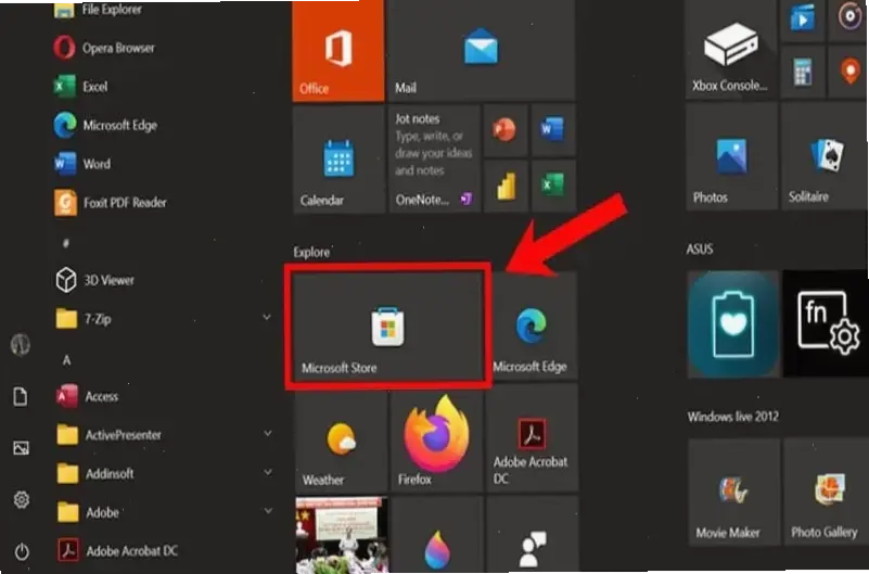Cách tải app từ Microsoft Store