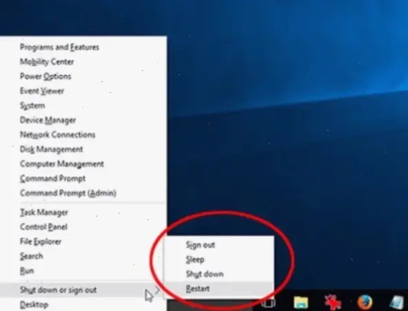 Cách Tắt Máy Tính Laptop Cơ Bản Qua Menu Start
