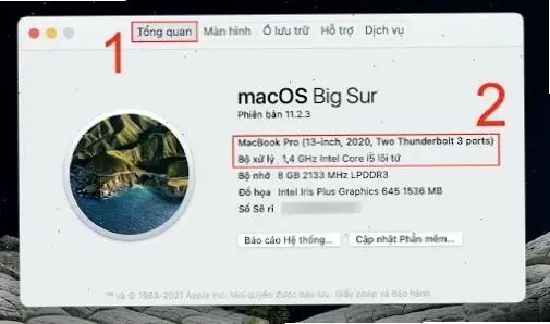 Cách Xem Đời Máy Laptop Trên Hệ Điều Hành Mac