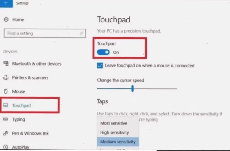 Cài đặt qua Windows Settings
