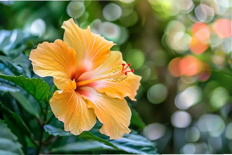 Chụp macro hoa dâm bụt để chiêm ngưỡng chi tiết tinh tế và vẻ đẹp ẩn giấu của từng cánh hoa.