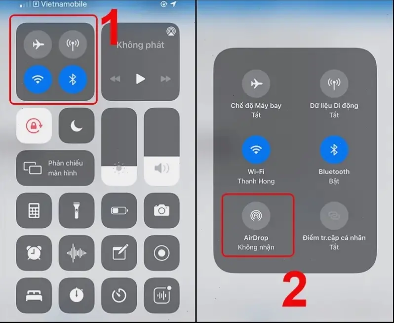 Chuyển ảnh qua AirDrop cho kết nối không dây nhanh chóng