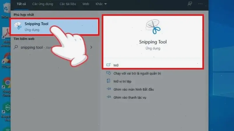 Công cụ tích hợp: Khai thác Snipping Tool trên laptop HP