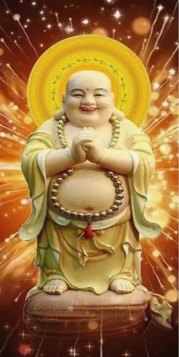 Di Lặc bình an, biểu tượng thư giãn và hòa hợp, hỗ trợ bạn vượt qua lo toan để sống yên bình hơn.