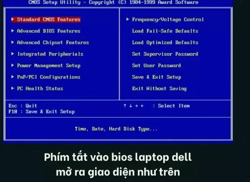 Giới thiệu về BIOS và lợi ích khi truy cập trên laptop Dell