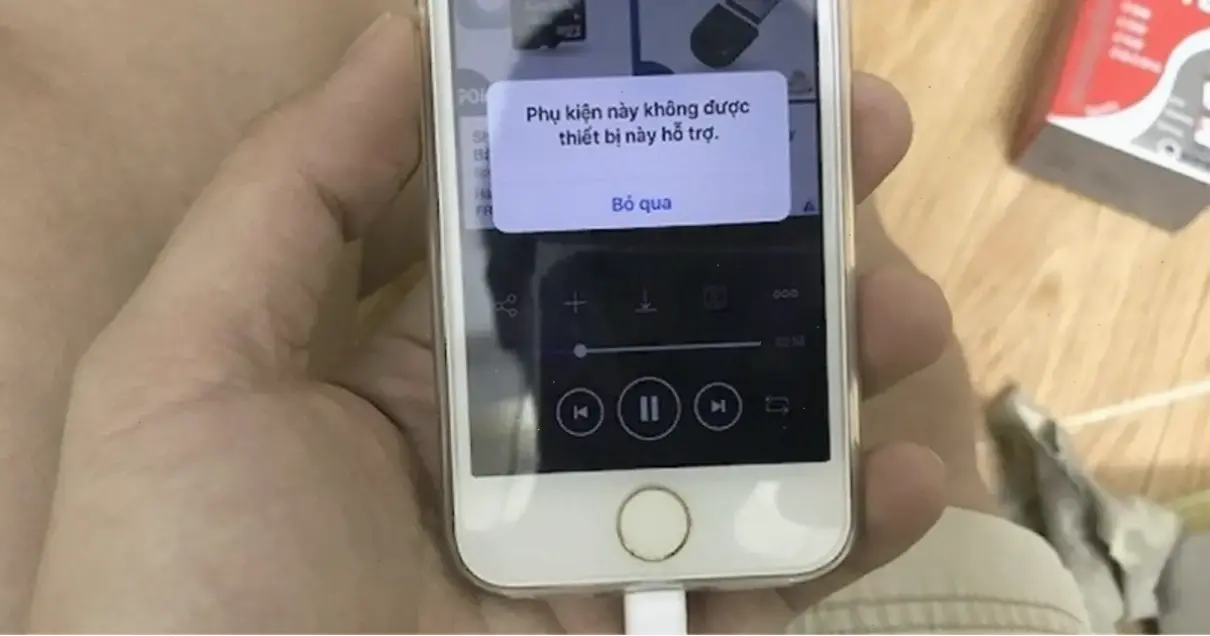 Hiểu Về Lỗi Không Nhận Phụ Kiện iPhone
