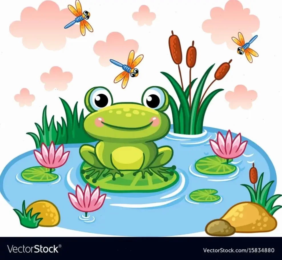 Chú ếch hoạt hình dễ thương đang nhảy múa vui vẻ, mang đến nụ cười rạng rỡ cho mọi lứa tuổi!