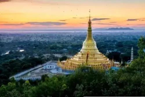 Hình ảnh chùa cổ Myanmar lưu giữ lịch sử hàng thế kỷ, vẻ đẹp bất hủ và kiến trúc tinh xảo qua thời gian.