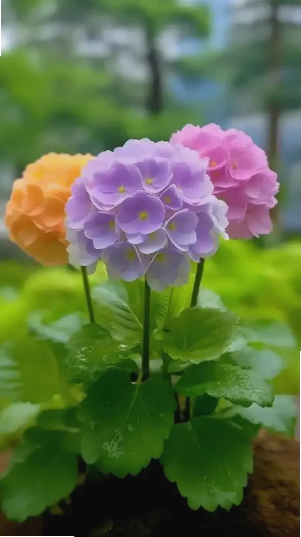 Hình hoa cẩm tú cầu lãng mạn, bó hoa gợi cảm hứng tình yêu, lý tưởng cho những ngày đặc biệt.