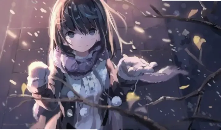 Hình nền anime girl lạnh lùng đầy bí ẩn, tạo nên vẻ cool ngầu và ấn tượng mạnh mẽ trên desktop.