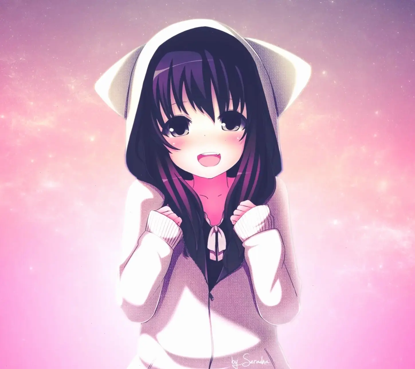 Hình nền anime girl xinh tươi, mang đến sự tươi mới và năng lượng tích cực cho màn hình hàng ngày.