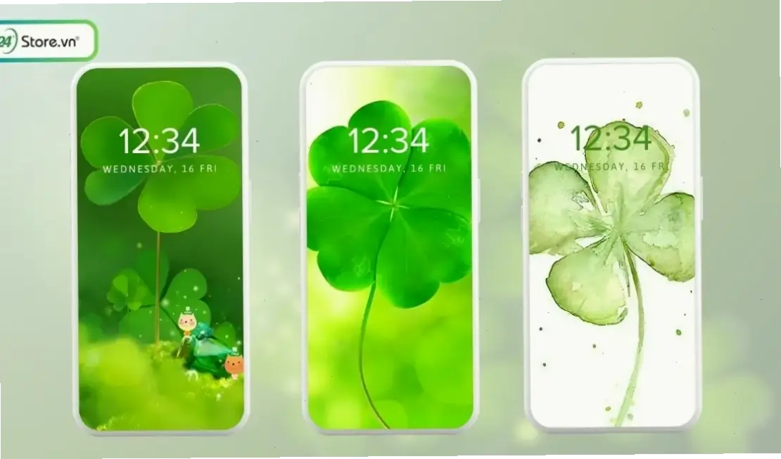Hình nền cỏ 4 lá dành riêng cho iPhone, với thiết kế sắc nét và biểu tượng may mắn, làm nổi bật màn hình thiết bị Apple của bạn một cách hoàn hảo.