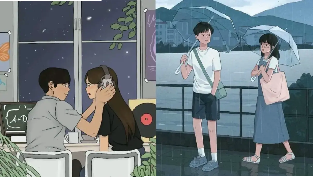 Hình nền đôi anime ngầu lòi, thể hiện phong cách mạnh mẽ và cá tính qua màn hình điện thoại của bạn!
