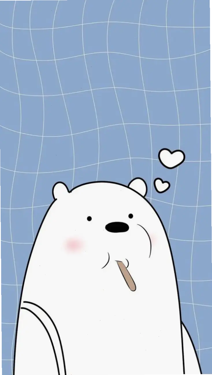 Hình nền gấu trắng cute mang đến sự dễ thương bất tận, biến màn hình bạn thành góc nhỏ ấm áp và vui tươi mỗi ngày!