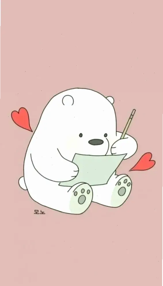 Khám phá hình nền gấu trắng hoạt hình dễ thương, mang lại sự tươi vui và năng lượng tích cực cho màn hình điện thoại của bạn!