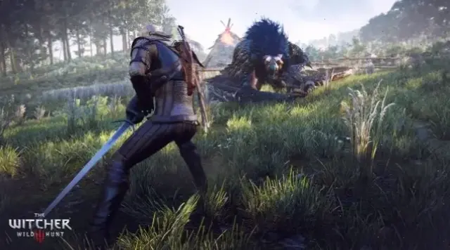 Hình nền Geralt of Rivia huyền thoại, với chi tiết sống động, lý tưởng để làm mới màn hình desktop của bạn.