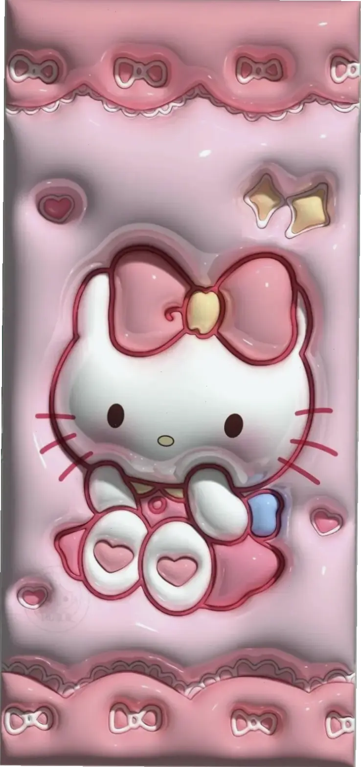 Hình nền Hello Kitty 3D mang đến thế giới dễ thương, sống động, biến màn hình bạn thành không gian đáng yêu đầy bất ngờ!