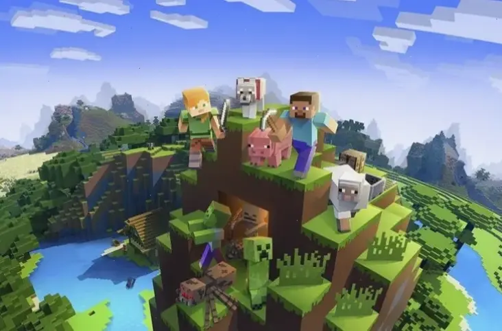 Hình nền Minecraft tối giản, tinh tế và dễ chịu cho màn hình desktop của bạn.